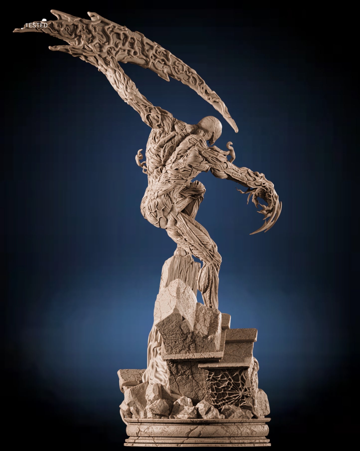 Carnage Symbiote Statue — APEX Collector Display | Obsidian Guild Studio