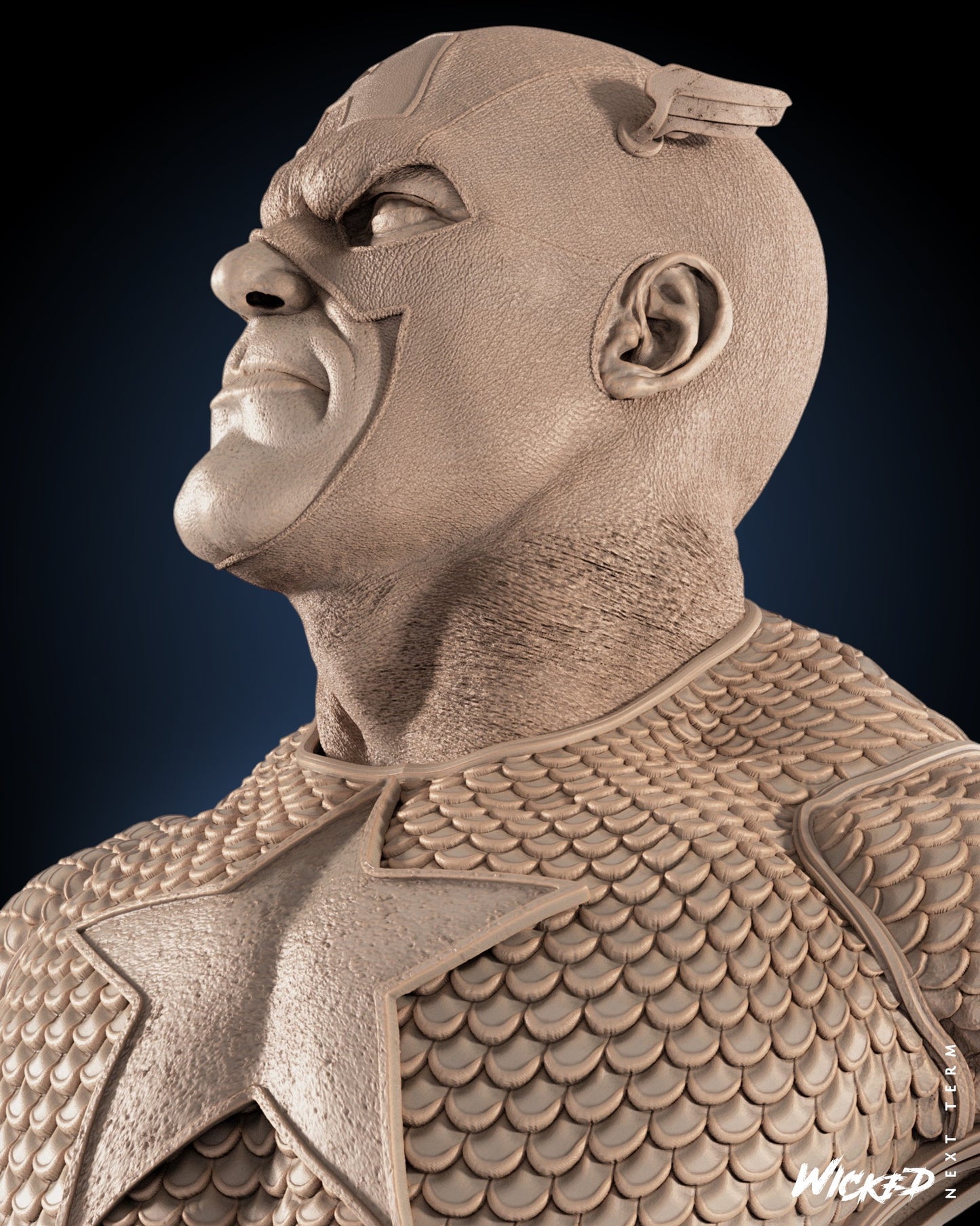 Captain America Bust — Sentinel of Liberty DOMINION Edition | Obsidian Guild Studio