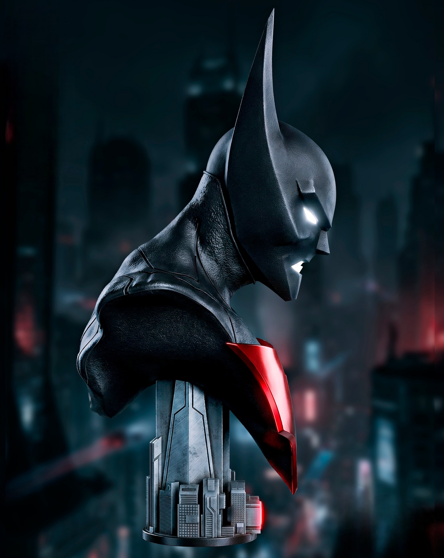 Batman Beyond Portrait Bust — APEX Neo-Gotham Legacy Edition | Obsidian Guild Studio