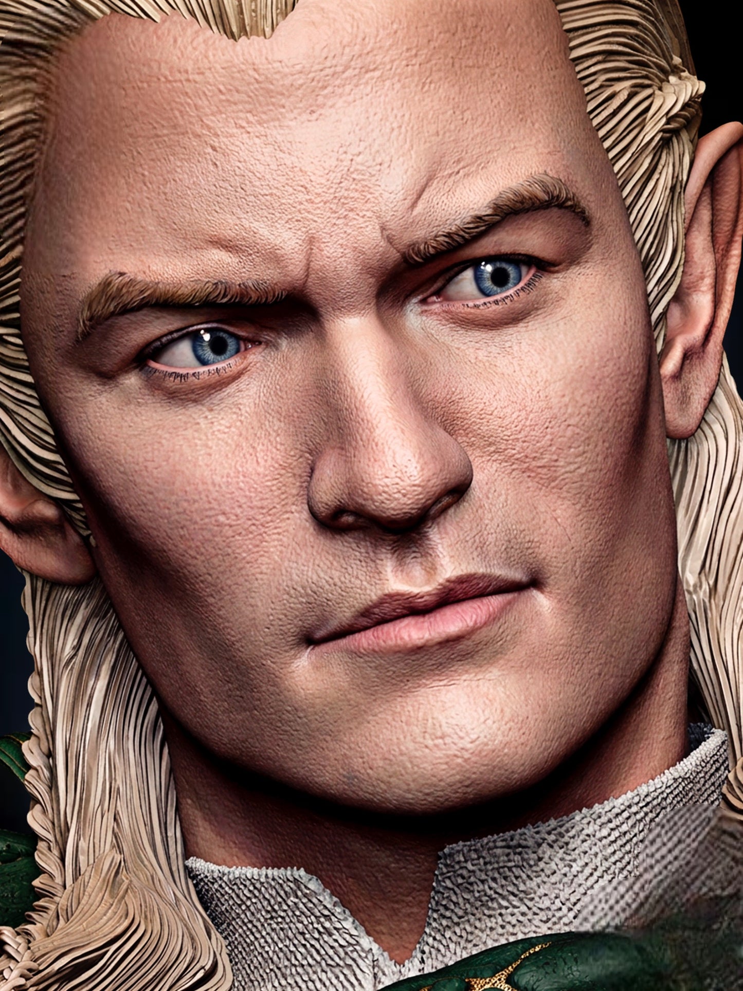 Legolas vs Troll Diorama — APEX Fellowship Siege Monument | Obsidian Guild Studio