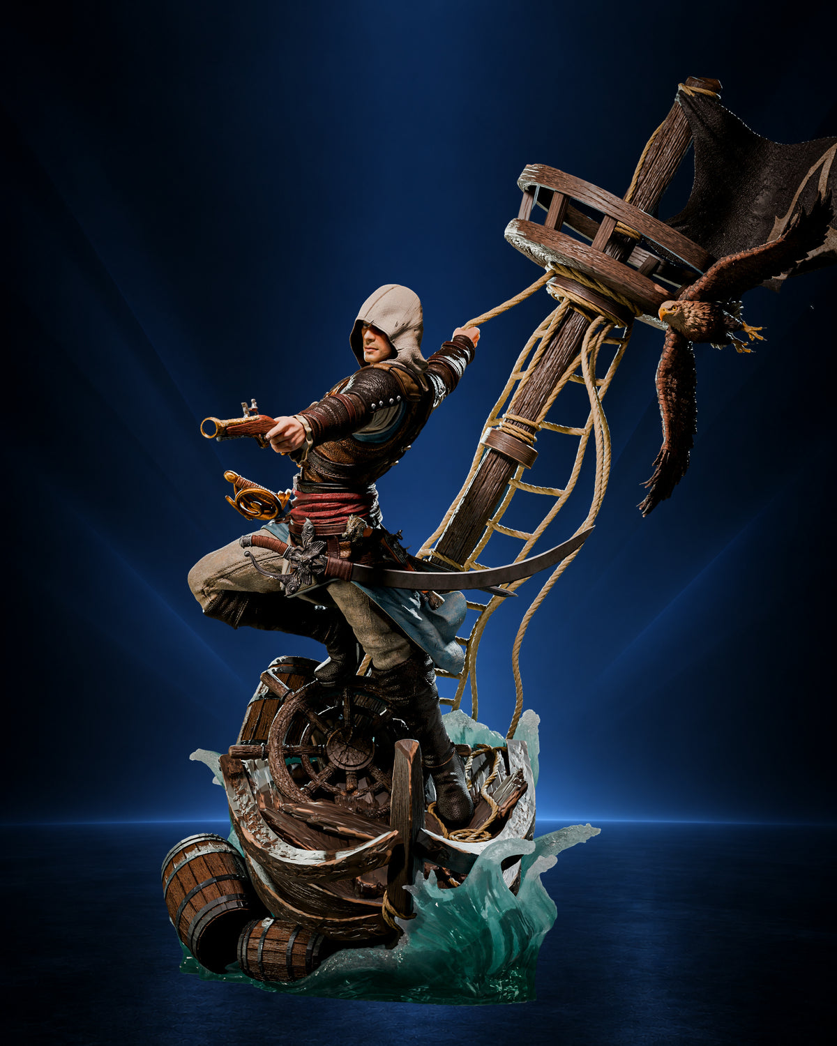 Police Chase — Edward Kenway Shipwreck Diorama