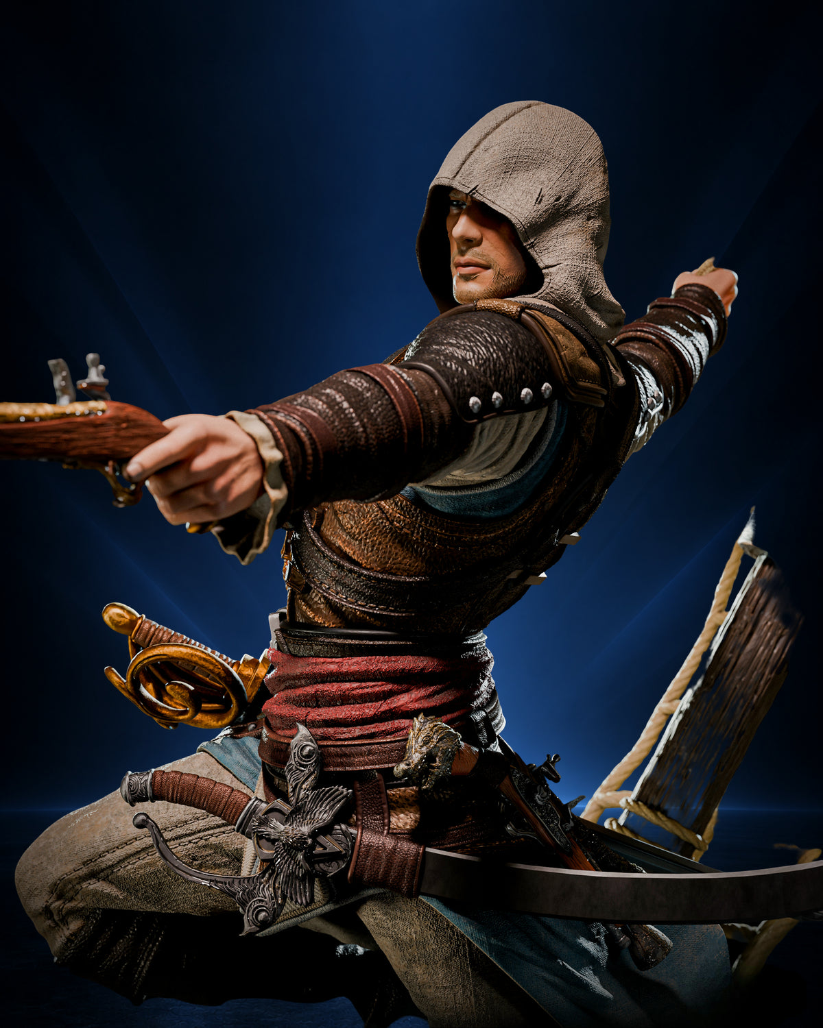 Police Chase — Edward Kenway Shipwreck Diorama